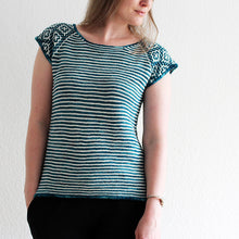 Indlæs billede til gallerivisning Afternoon in Lisbon Top - Strikkeopskrift