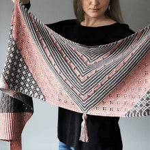 Indlæs billede til gallerivisning Festival of Stitches Sjalet - Strikkeopskrift