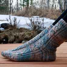 Indlæs billede til gallerivisning Forget-me-not Sokker - Strikkeopskrift