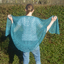 Indlæs billede til gallerivisning Havblik Sjalet - Strikkeopskrift