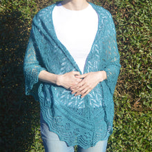 Indlæs billede til gallerivisning Havblik Sjalet - Strikkeopskrift