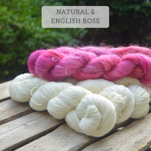 Indlæs billede til gallerivisning Garnpakke til Field Sweater i Arroyo med Mohair Bærestykke