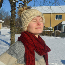 Indlæs billede til gallerivisning Old Rose Sjalet - Mechita og Mohair Strikkekit