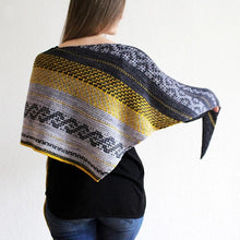 Indlæs billede til gallerivisning Vild med Vævestrik Sjalet - Mechita eller Sock Strikkekit