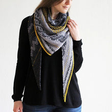 Indlæs billede til gallerivisning Vild med Vævestrik Sjalet - Mechita eller Sock Strikkekit