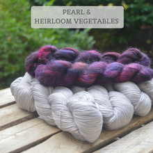 Indlæs billede til gallerivisning Garnpakke til Field Sweater i Arroyo med Mohair Bærestykke