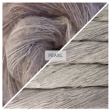 Indlæs billede til gallerivisning Old Rose Sjalet - Mechita og Mohair Strikkekit