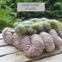 Indlæs billede til gallerivisning Garnpakke til Field Sweater i Arroyo med Mohair Bærestykke