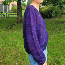 Indlæs billede til gallerivisning Garnpakke til SexyBack Sweater i Malabrigo Sock og Mohair