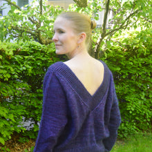 Indlæs billede til gallerivisning Garnpakke til SexyBack Sweater i Malabrigo Sock og Mohair