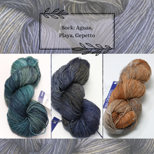 Indlæs billede til gallerivisning Temperance Sjalet - Malabrigo Sock Garnpakke