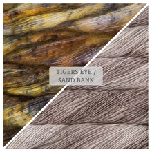 Indlæs billede til gallerivisning Old Rose Sjalet - Mechita og Mohair Strikkekit