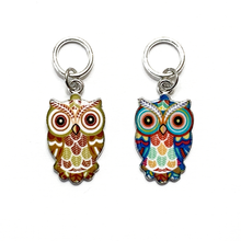 Indlæs billede til gallerivisning Strikkemarkører med Ugler