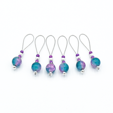 Indlæs billede til gallerivisning Turkise og Lyserøde Strikkemarkører