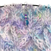 Indlæs billede til gallerivisning Turkise og Lyserøde Strikkemarkører