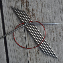 Indlæs billede til gallerivisning ChiaoGoo Strikkepindesæt til Huer, Red Lace + Stål