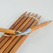 Indlæs billede til gallerivisning ChiaoGoo Strikkepindesæt til Huer, Bambus + Bambus
