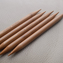 Indlæs billede til gallerivisning ChiaoGoo 15 cm Patina Bambus Strømpepinde