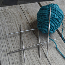 Indlæs billede til gallerivisning ChiaoGoo 15 cm Rustfrit Stål Strømpepinde