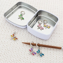 Indlæs billede til gallerivisning Strikkemarkører med Guldsmede
