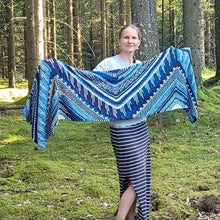 Indlæs billede til gallerivisning Only Yarn in the Building Sjalet - Mechita Strikkekit

