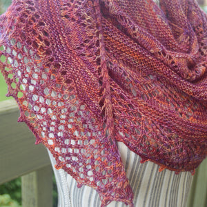 Shimmering Pearl Sjalet - Mechita Strikkekit