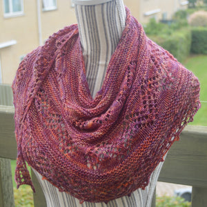 Shimmering Pearl Sjalet - Mechita Strikkekit