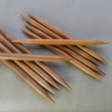 Indlæs billede til gallerivisning ChiaoGoo 15 cm Patina Bambus Strømpepinde
